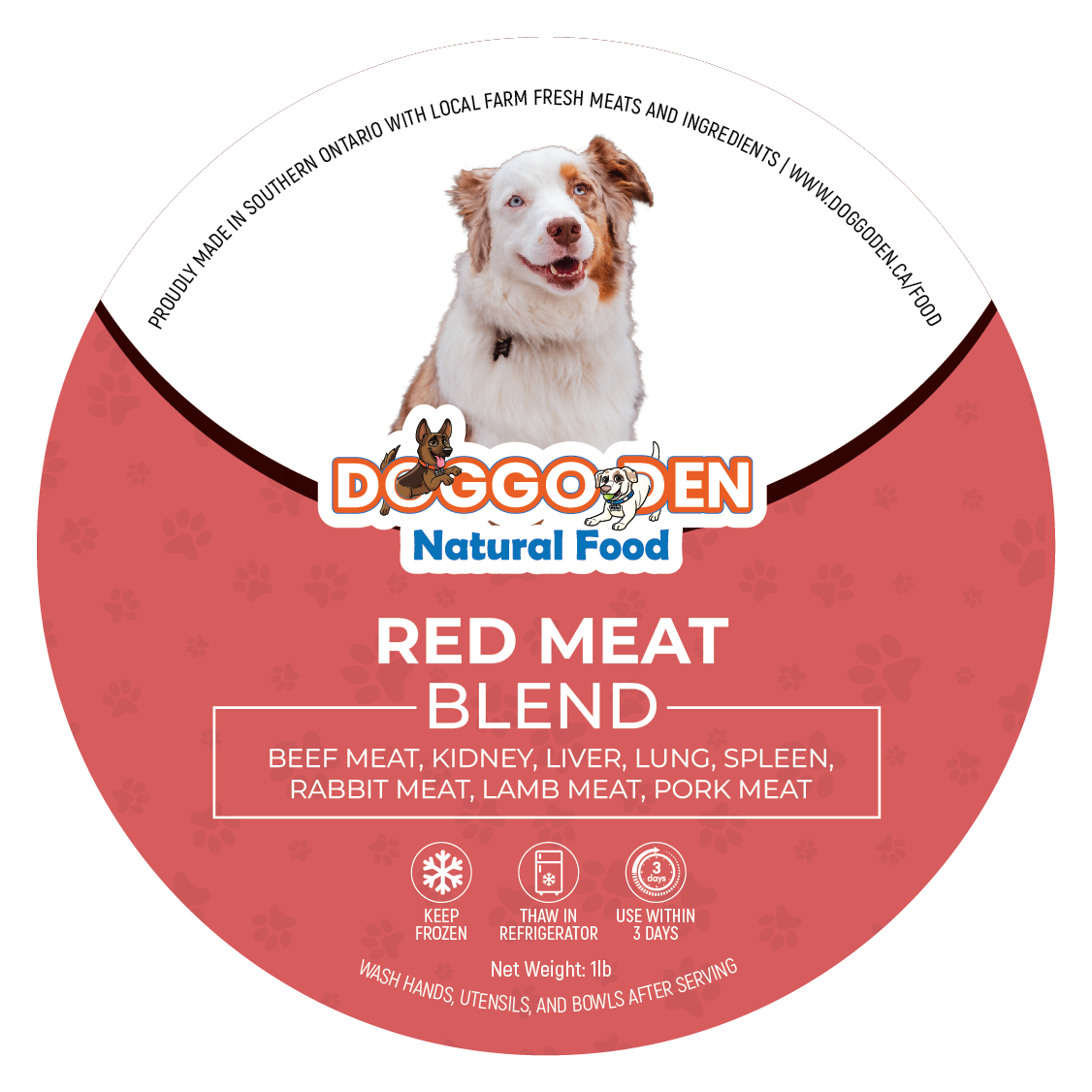 Red Meat Blend (beef, pork, lamb & rabbit) - Image 3